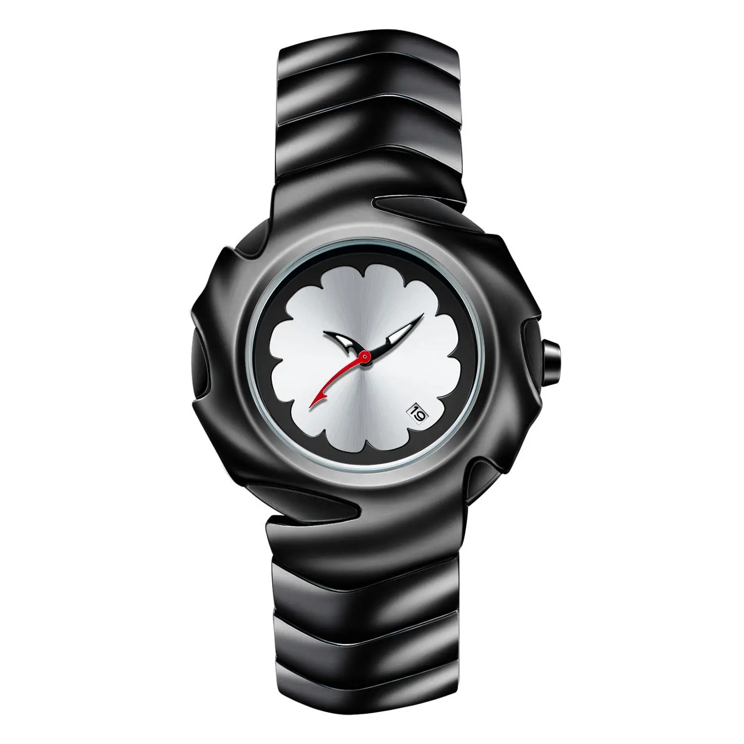 Special Shape Retro Watches for Men Silver Blue Dial - Image 6