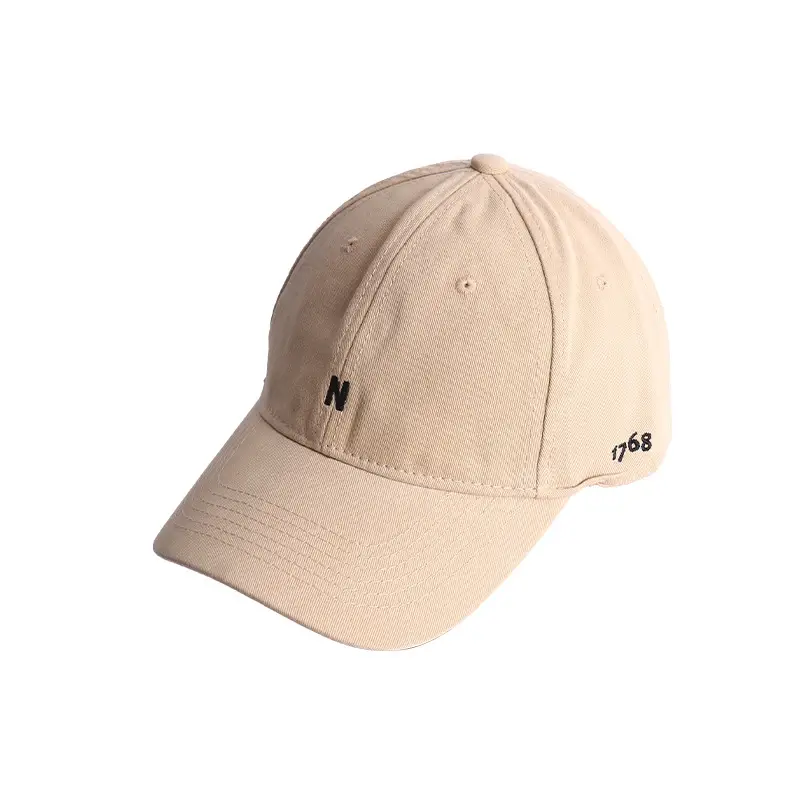 Japanese-style Tan Baseball Cap Wide Brim Sunshade Hat - Image 13