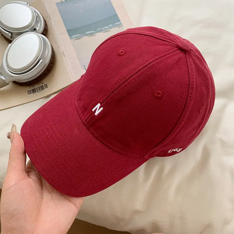 Japanese-style Tan Baseball Cap Wide Brim Sunshade Hat - Image 5