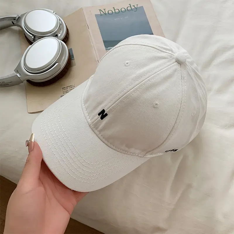 Japanese-style Tan Baseball Cap Wide Brim Sunshade Hat - Image 7