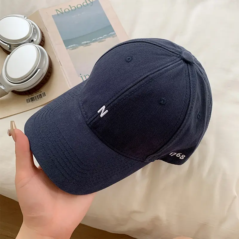 Japanese-style Tan Baseball Cap Wide Brim Sunshade Hat - Image 8