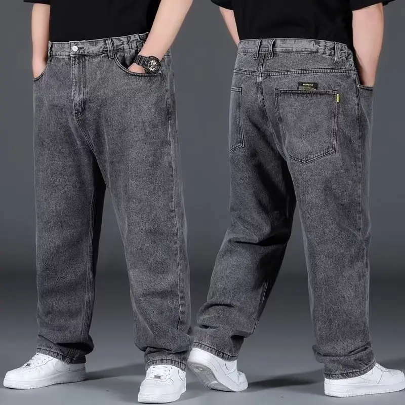 Men's Extra Large Straight Leg Jeans Wide Leg Plus Size - Image 14