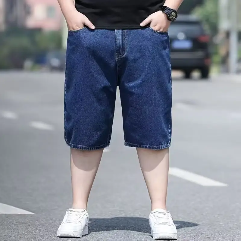 Plus Size Loose Straight Leg Jeans Men Women - Image 8
