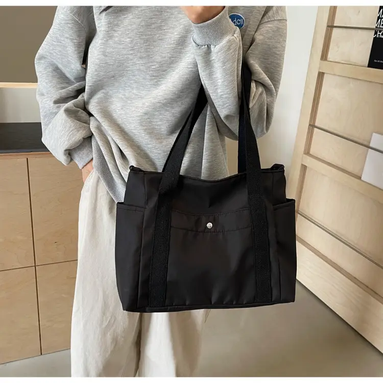 Women Canvas Shoulder Bag Large Capacity Spring Summer — feature 11