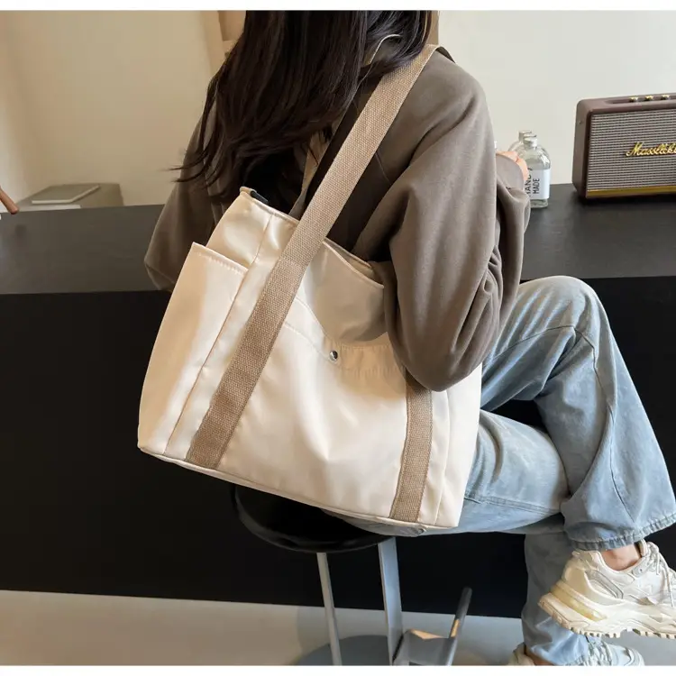 Women Canvas Shoulder Bag Large Capacity Spring Summer — feature 20