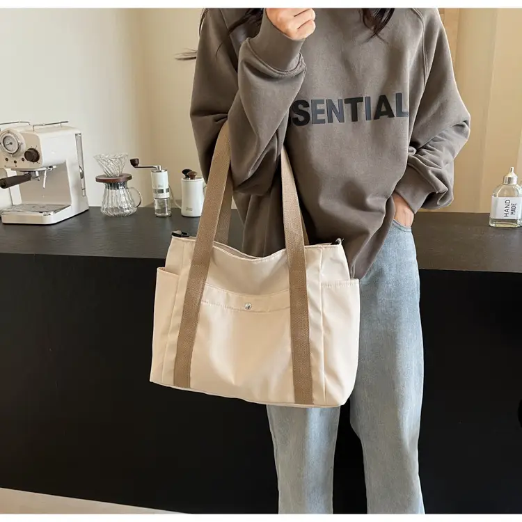 Women Canvas Shoulder Bag Large Capacity Spring Summer — feature 21