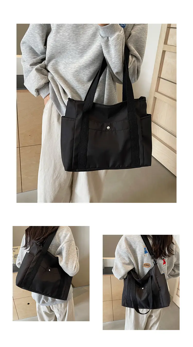 Women Canvas Shoulder Bag Large Capacity Spring Summer — feature 23