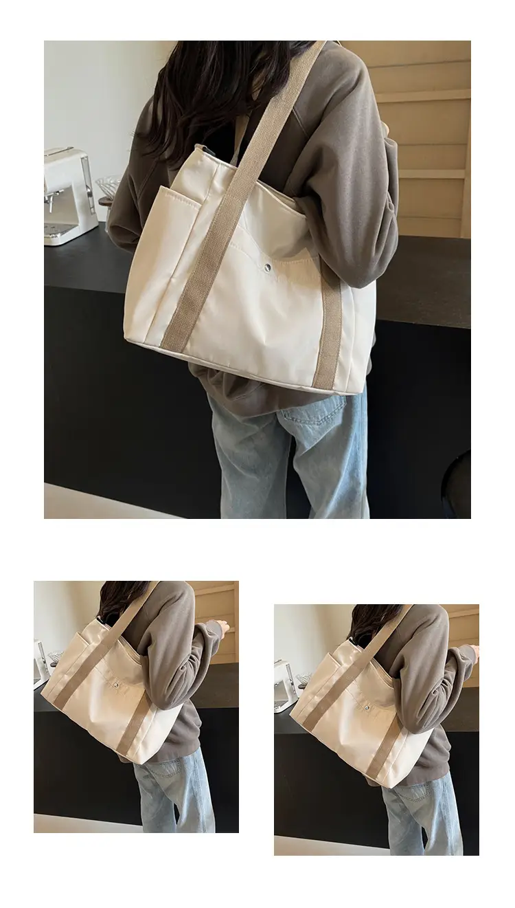 Women Canvas Shoulder Bag Large Capacity Spring Summer — feature 24