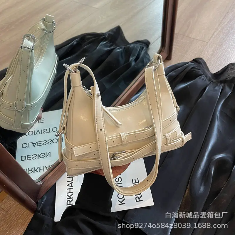 Elegant Beige Crossbody Bag for Women 2026 - Image 3