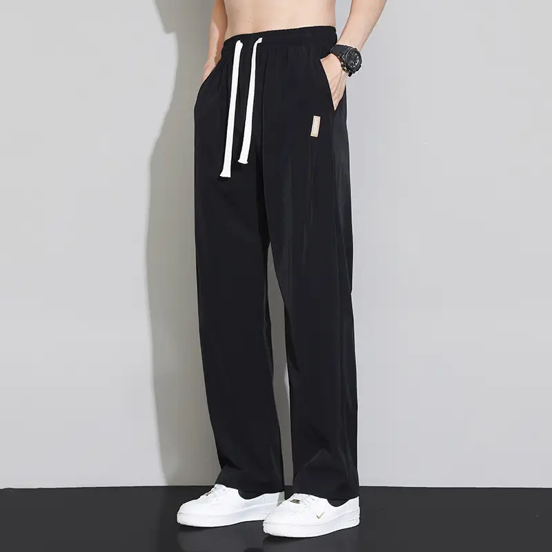 Men Ice Silk Slim Fit Pants Summer 2025 - Image 4