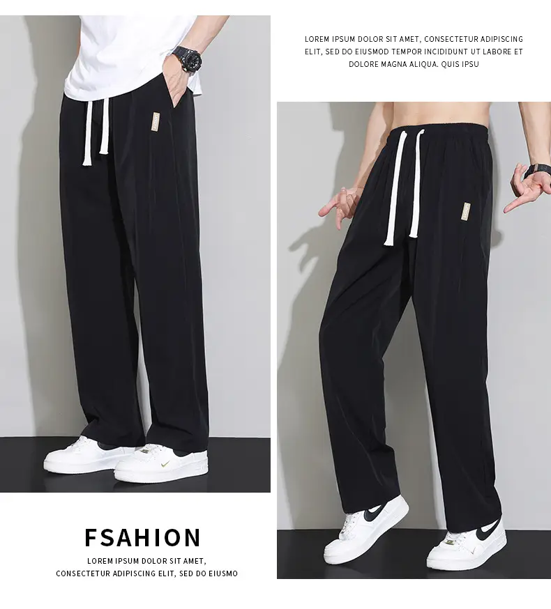 Men Ice Silk Slim Fit Pants Summer 2025 — feature 13