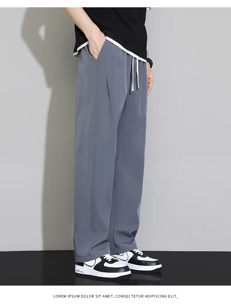 Men Ice Silk Slim Fit Pants Summer 2025 — feature 20