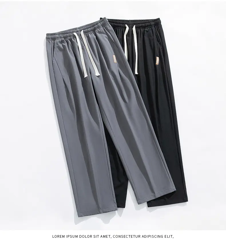 Men Ice Silk Slim Fit Pants Summer 2025 — feature 25