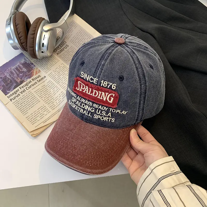 Women's American Style Retro Washed Baseball Cap - Image 2