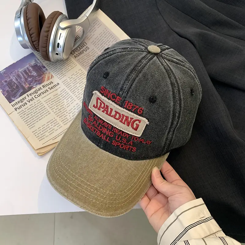 Women's American Style Retro Washed Baseball Cap - Image 3