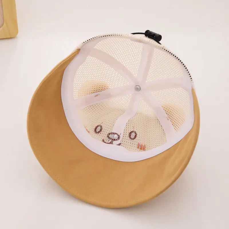 Baby Bear Fisherman Hat with Mesh Cap for Boys Girls - Image 9