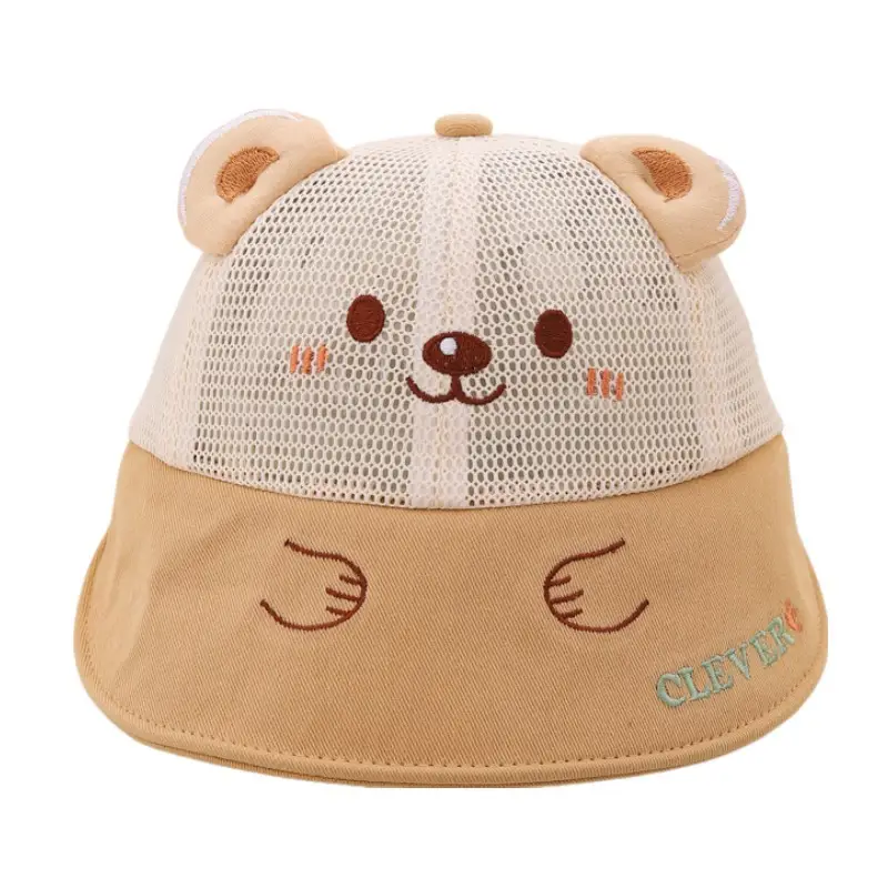 Baby Bear Fisherman Hat with Mesh Cap for Boys Girls - Image 10