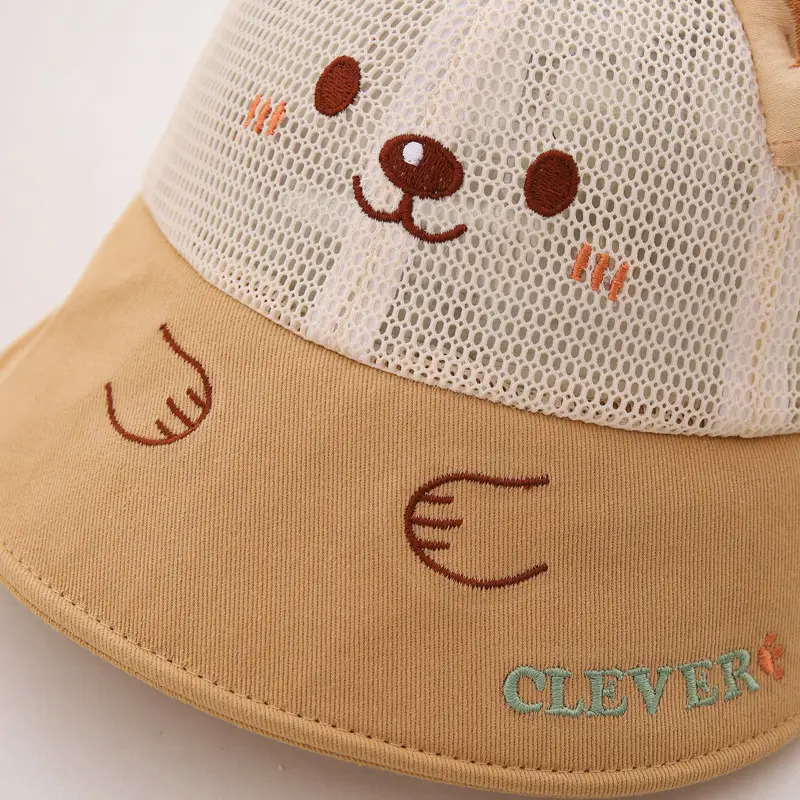 Baby Bear Fisherman Hat with Mesh Cap for Boys Girls — feature 10