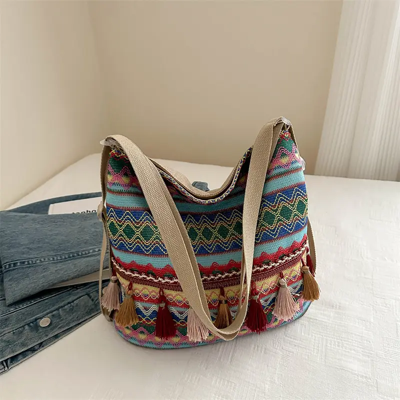 Women's Ethnic Tassel Shoulder Bag 2024 - Image 5