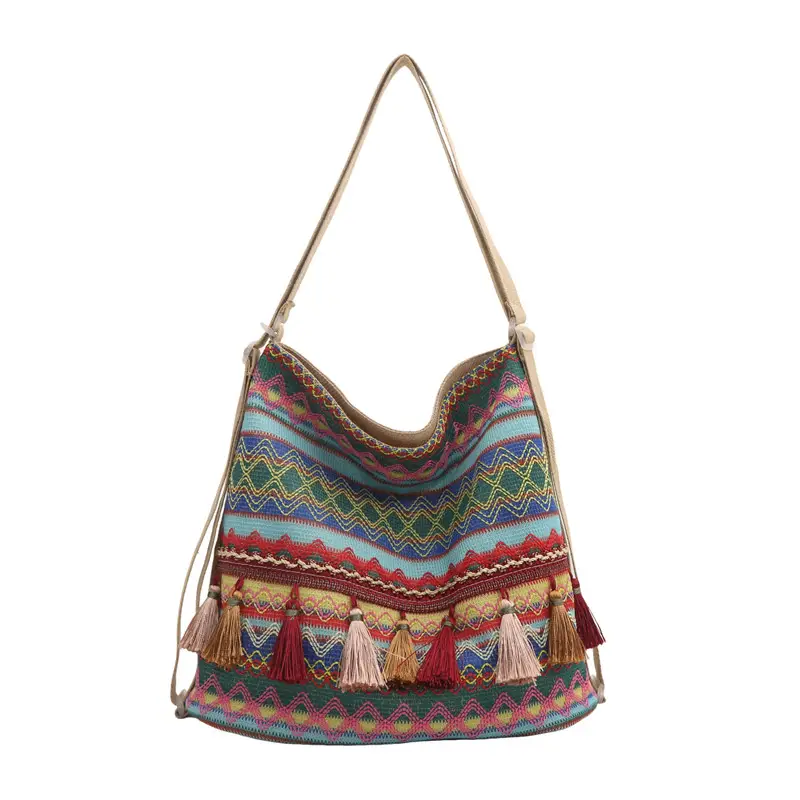Women's Ethnic Tassel Shoulder Bag 2024 - Image 8