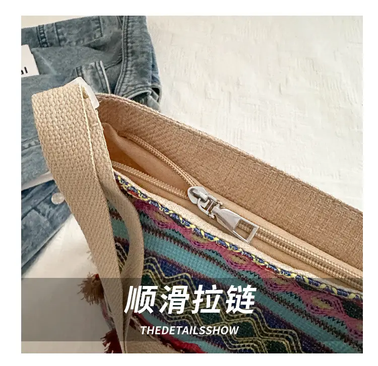 Women's Ethnic Tassel Shoulder Bag 2024 — feature 5