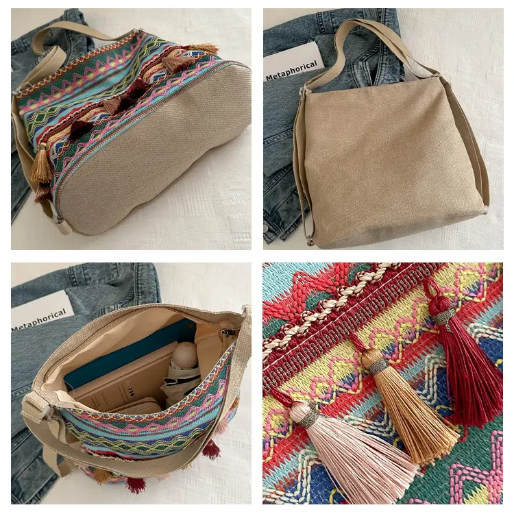 Women's Ethnic Tassel Shoulder Bag 2024 — feature 7