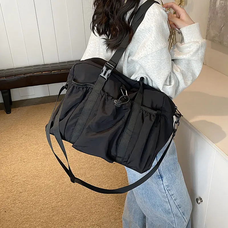 New Oxford Cloth Travel Bag Large Capacity Black