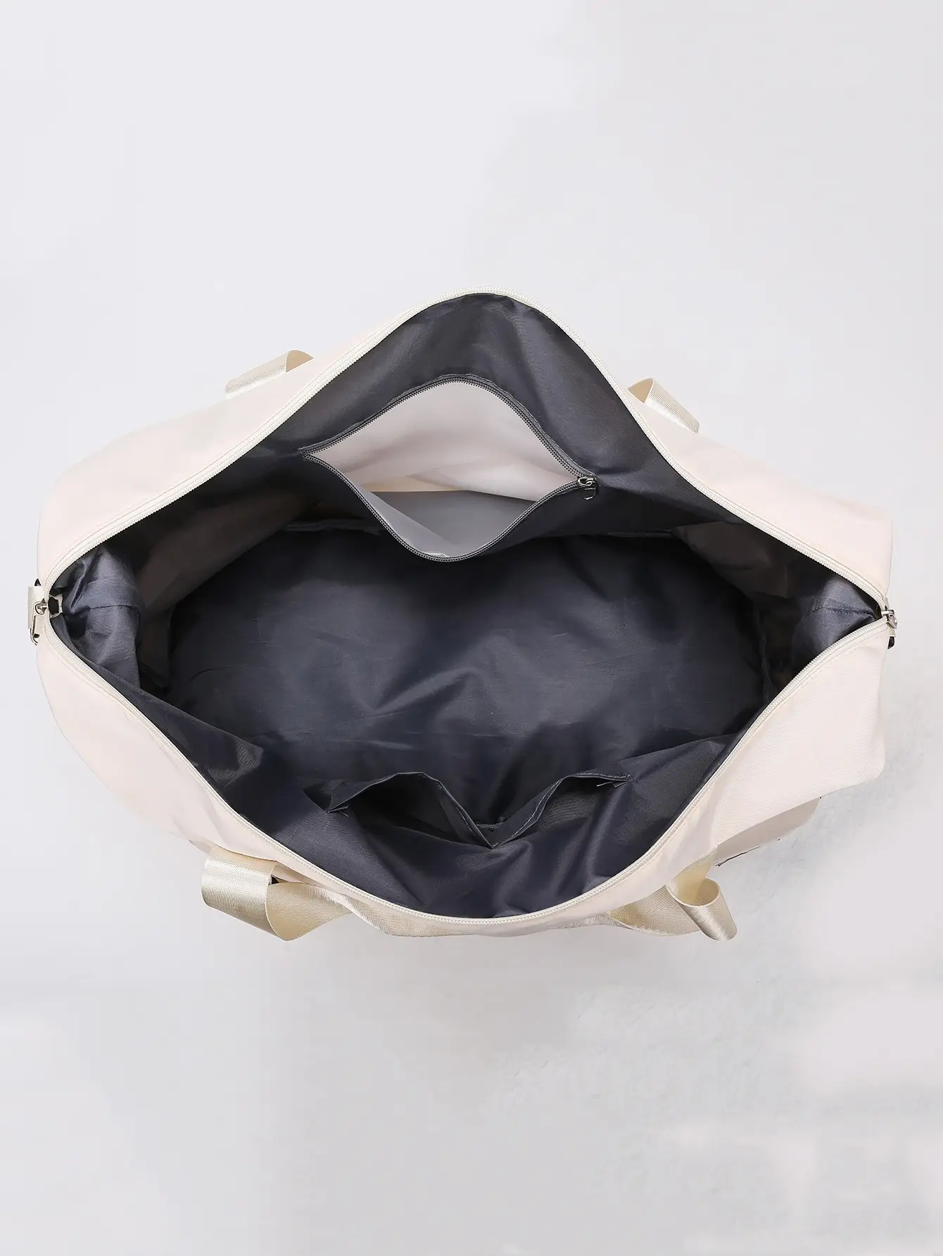 Large Capacity Fitness Sports Shoulder Bag Grey Pink
