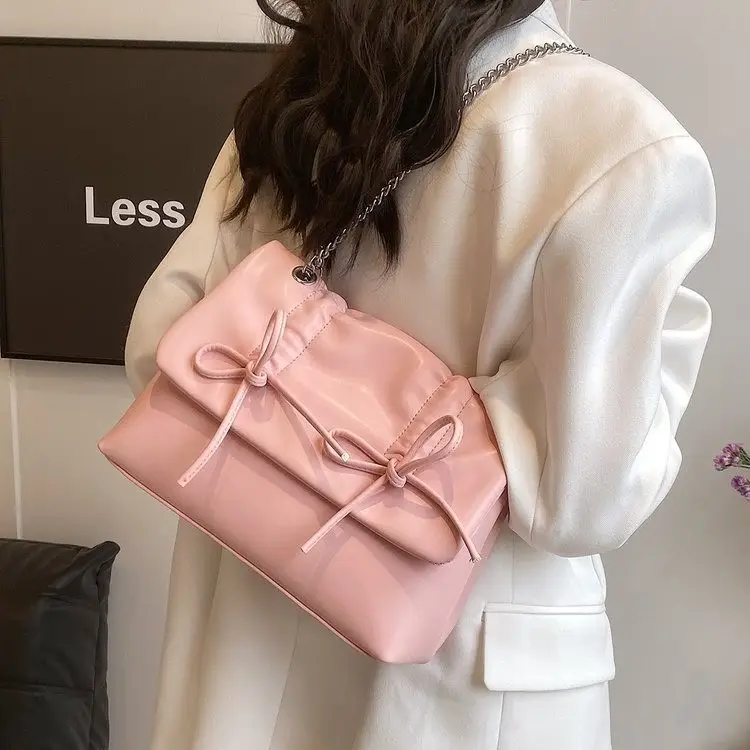 Korean Style Pleated Tote Bag Women Large Capacity - Image 6