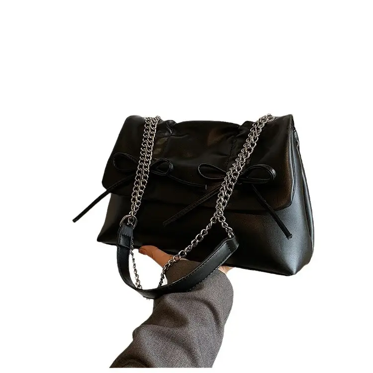 Korean Style Pleated Tote Bag Women Large Capacity - Image 9