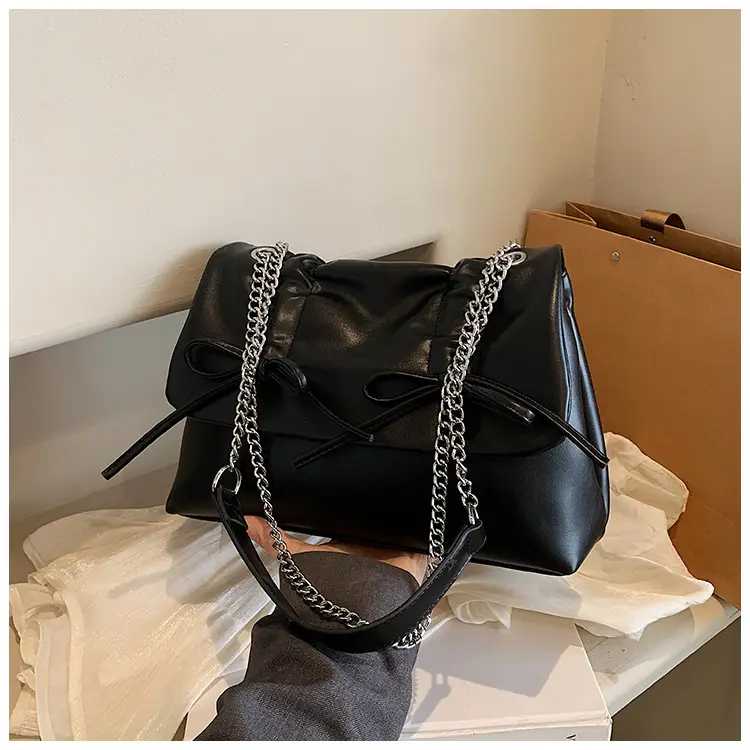 Korean Style Pleated Tote Bag Women Large Capacity — feature 16