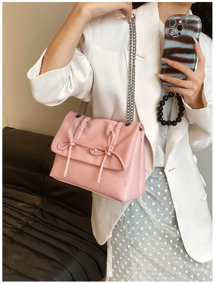 Korean Style Pleated Tote Bag Women Large Capacity — feature 17