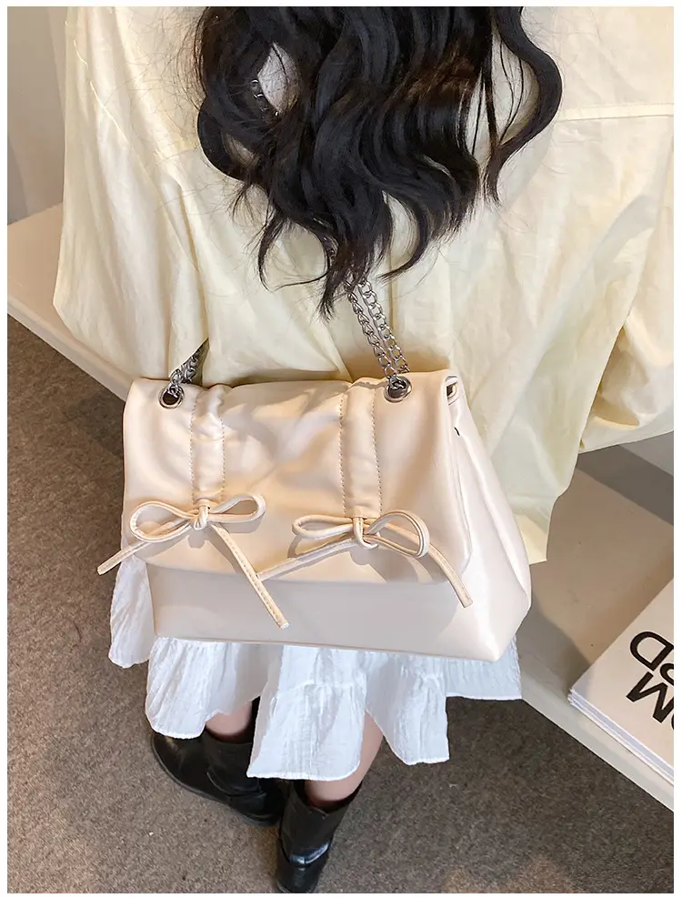 Korean Style Pleated Tote Bag Women Large Capacity — feature 18