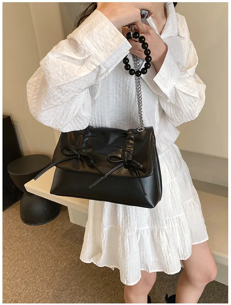 Korean Style Pleated Tote Bag Women Large Capacity — feature 19