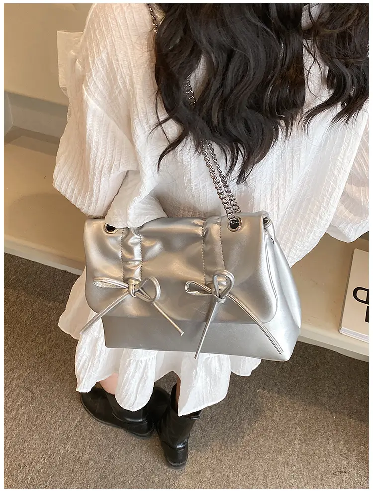 Korean Style Pleated Tote Bag Women Large Capacity — feature 20