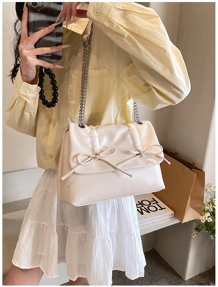 Korean Style Pleated Tote Bag Women Large Capacity — feature 21