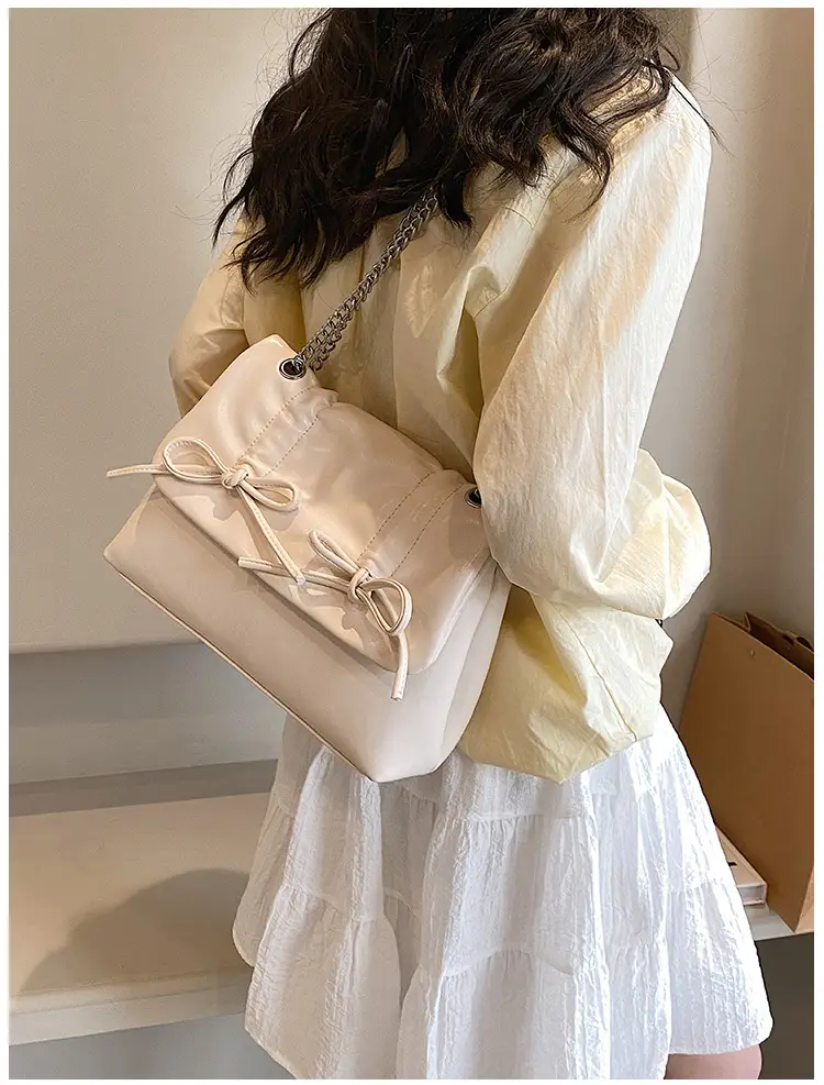 Korean Style Pleated Tote Bag Women Large Capacity — feature 23