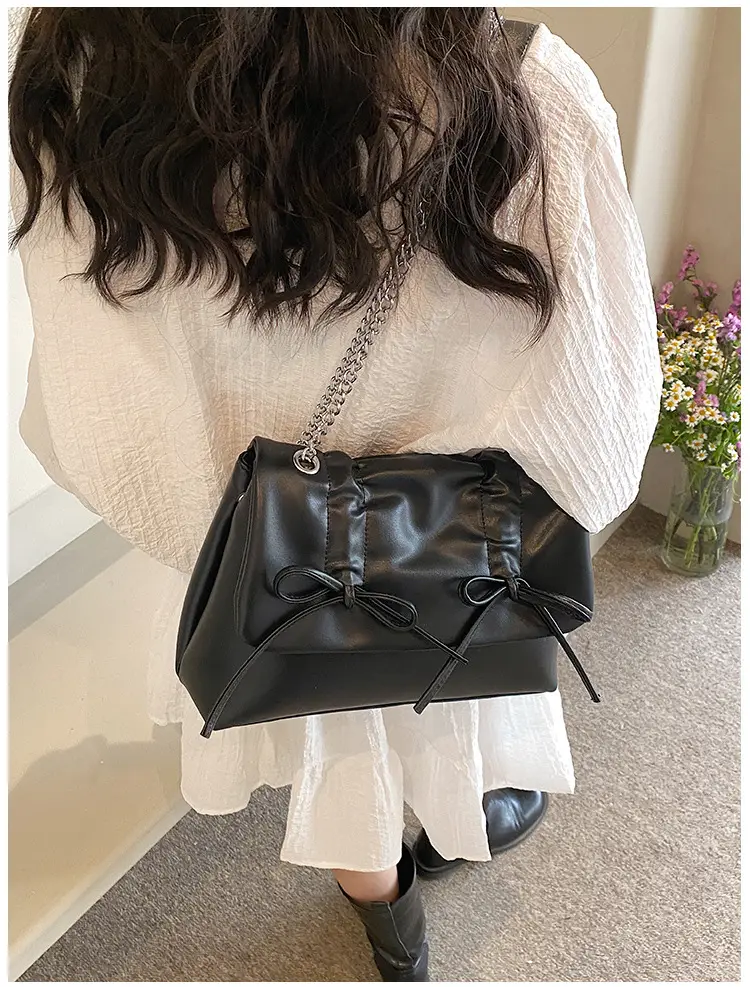 Korean Style Pleated Tote Bag Women Large Capacity — feature 24