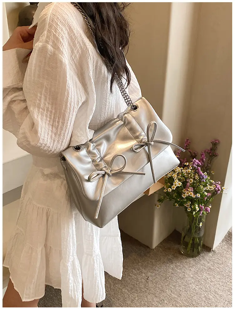 Korean Style Pleated Tote Bag Women Large Capacity — feature 27