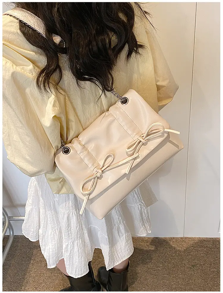 Korean Style Pleated Tote Bag Women Large Capacity — feature 32