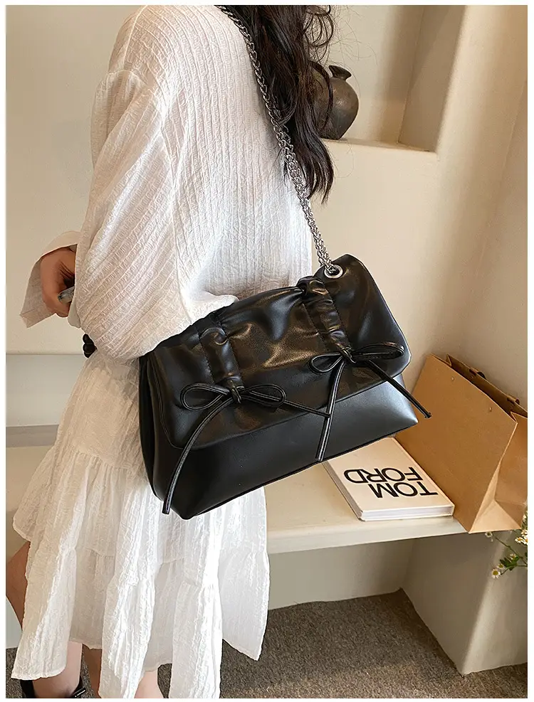Korean Style Pleated Tote Bag Women Large Capacity — feature 34