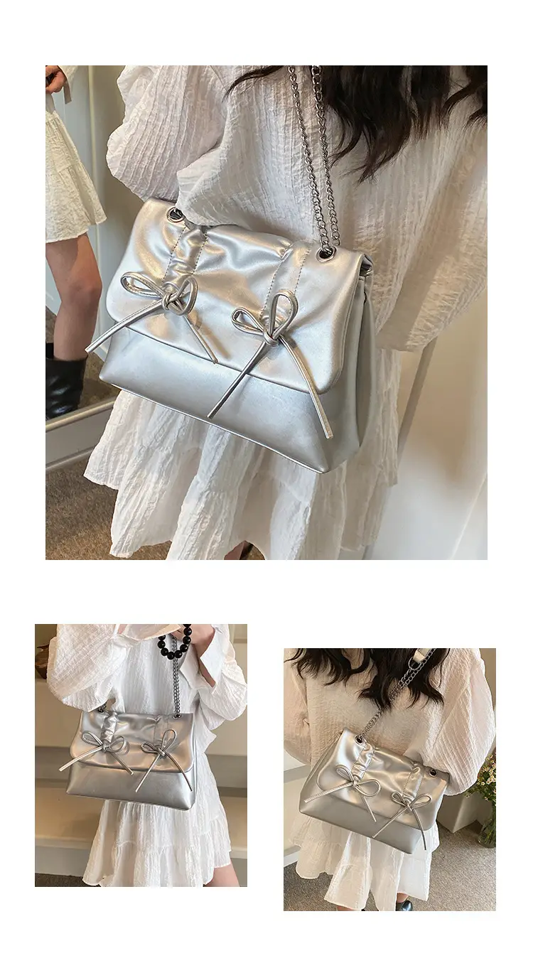 Korean Style Pleated Tote Bag Women Large Capacity — feature 5