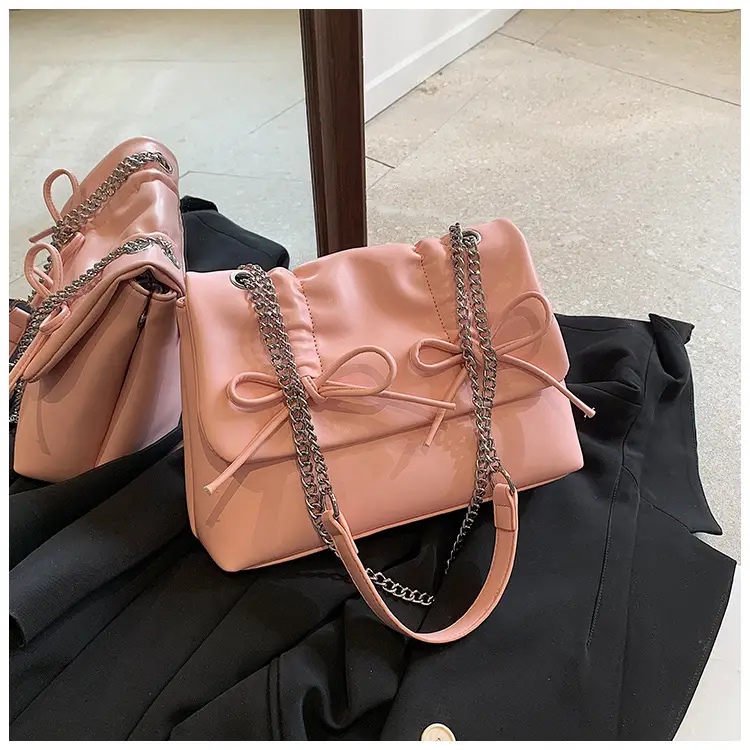 Korean Style Pleated Tote Bag Women Large Capacity - Image 3