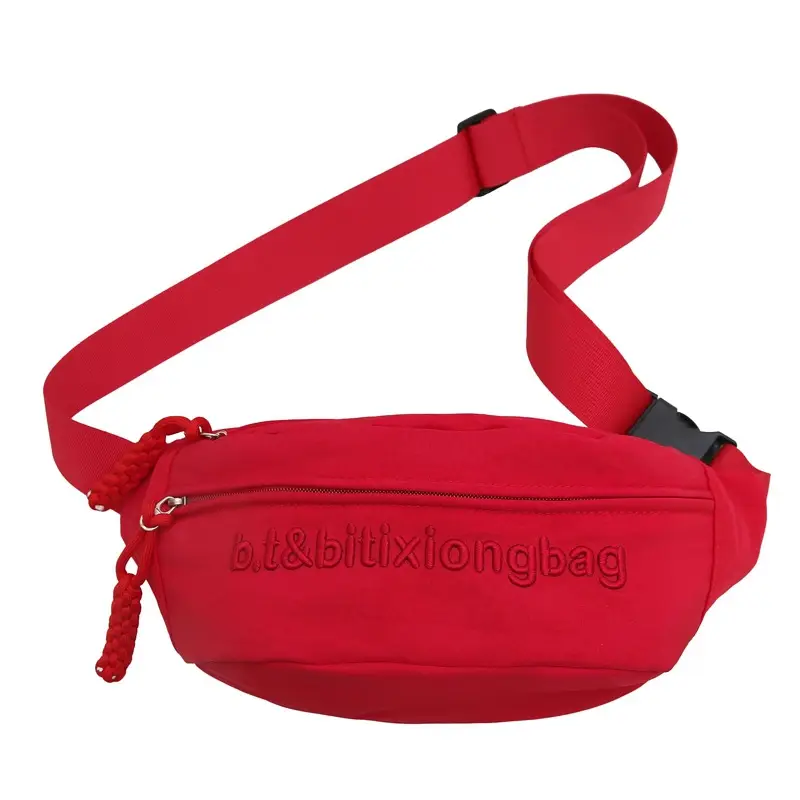 Women Canvas Crossbody Bag Large Capacity Sports Versatile Lightweight - Image 3