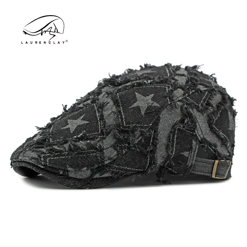Women Denim Star Cap Small Size All Match - Image 2