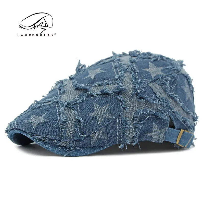 Women Denim Star Cap Small Size All Match - Image 3