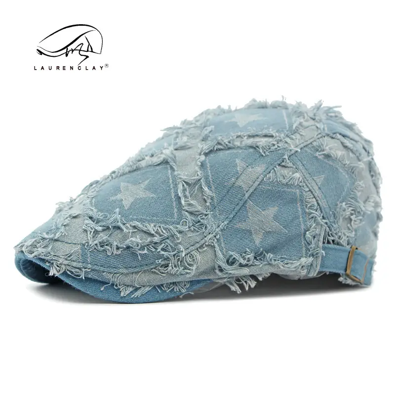 Women Denim Star Cap Small Size All Match - Image 4