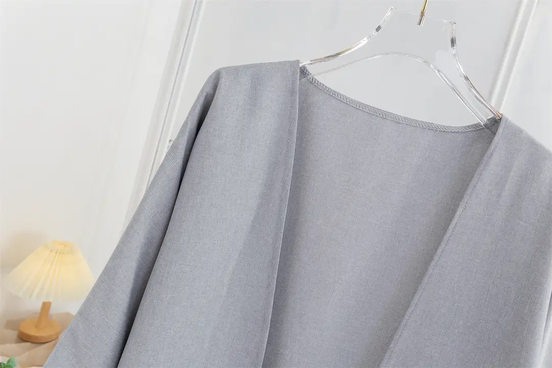 Cross-Border Foreign Trade Embroidered Cardigan with Long Sleeves and Embroidered Robes — feature 17