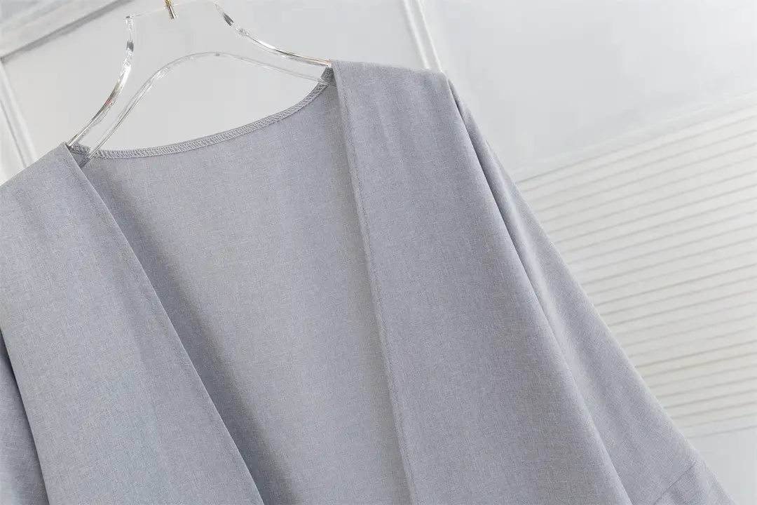 Cross-Border Foreign Trade Embroidered Cardigan with Long Sleeves and Embroidered Robes — feature 18