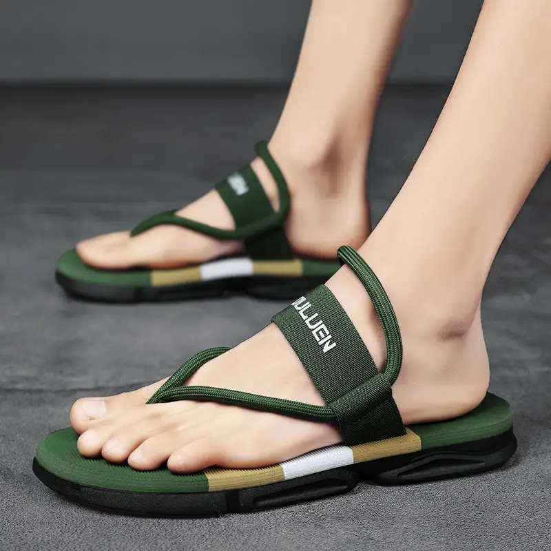 Flip-flops Men's Summer Popular Slippers Men's Non-slip Summer Vietnamese Outer Wear Beach Sandals Dual-use Sports and Leisure - Image 24